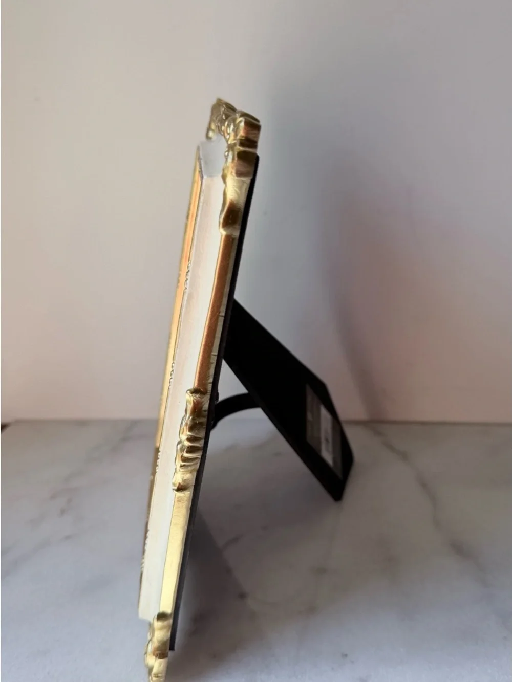 Vintage-Style Gold and Cream Ornate Photo Frame - Home Accents